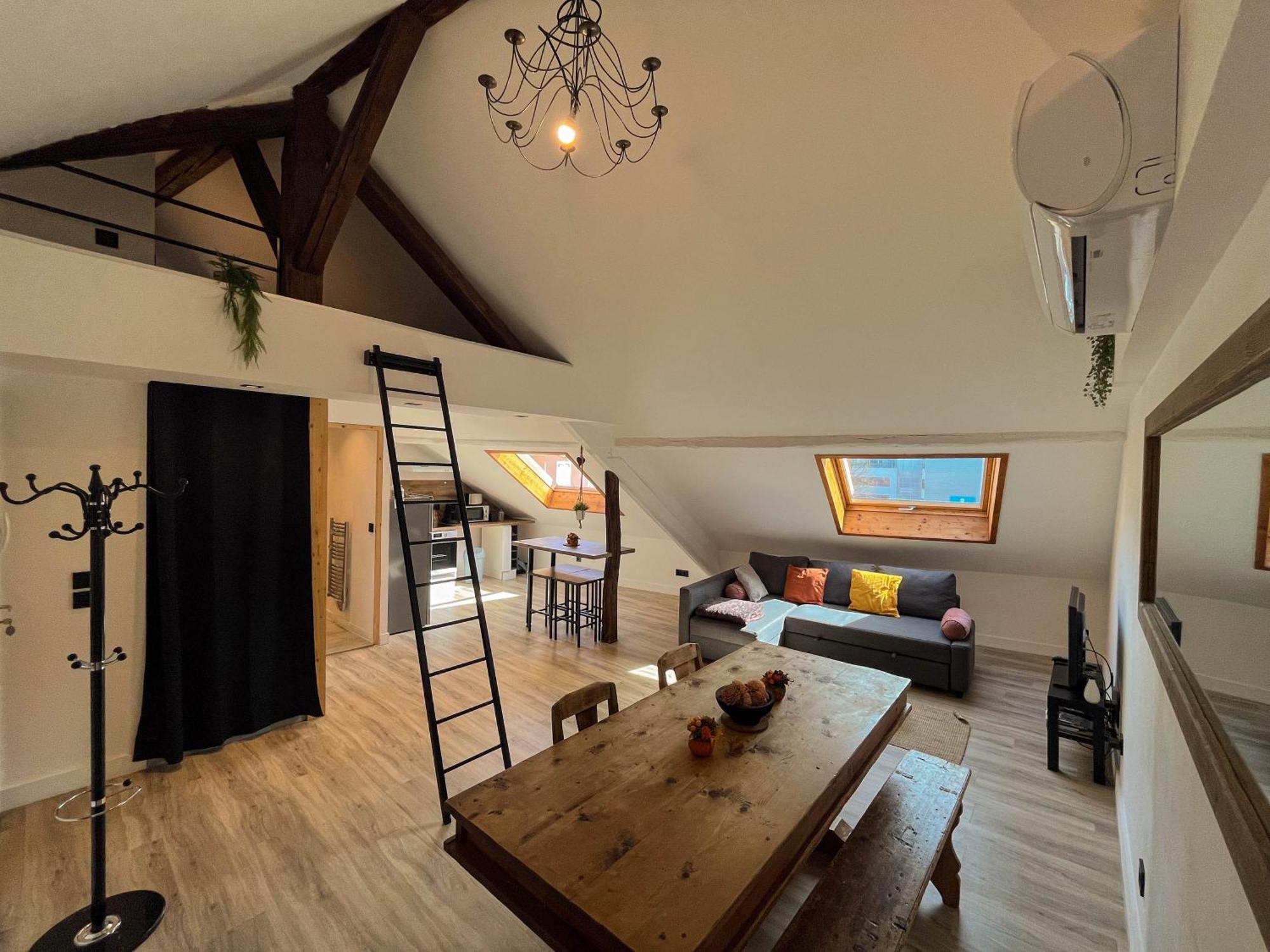 Apartmán Cocon Sous Les Toits Albertville Exteriér fotografie
