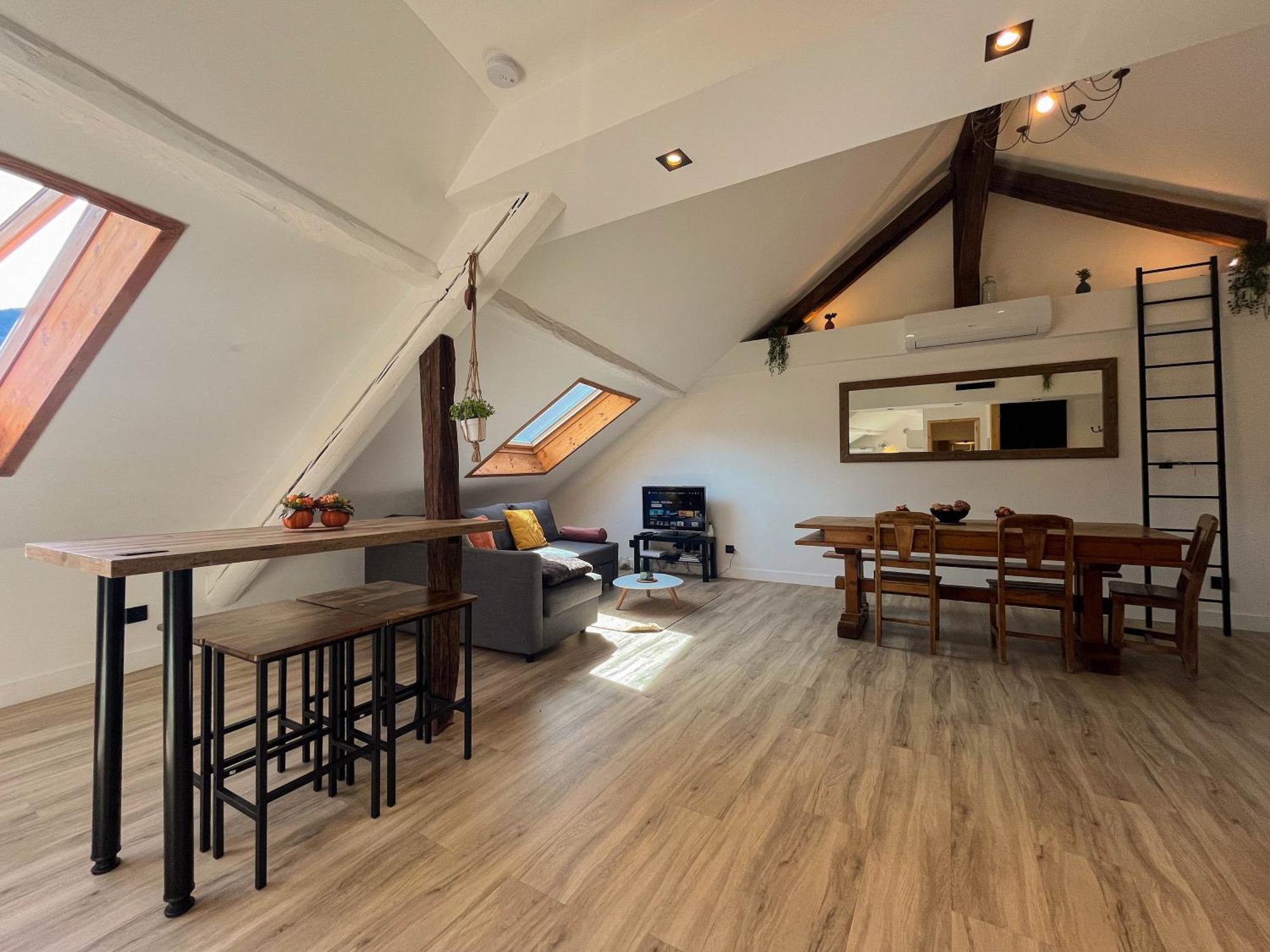 Apartmán Cocon Sous Les Toits Albertville Exteriér fotografie